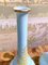 Italienische Türkisfarbene Vintage Soliflower Vasen aus Muranoglas, 2er Set 12