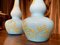 Vintage Italian Turquoise Opaline Soliflower Vases in Murano Glass, Set of 2, Image 6