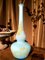 Vintage Italian Turquoise Opaline Soliflower Vases in Murano Glass, Set of 2 8