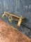 Vintage Console Table in Gilded and Lacquered Iron, 1950 9