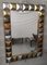 Italienischer Mid-Century Spiegel aus Murano Kunstglas & Messing, 2000 10