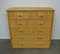 Italian Chest of Drawers in Wicker and Bamboo, 1970s 1