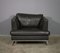 Valdichienti Living Room Set in Anthracite Leather, 1970, Set of 3, Image 7