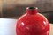 Vaso piccolo rosso, anni '80, Immagine 3