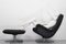 DS231 James Bond High Back Swivel Chair and Ottoman by De Sede, Switzerland, 1960s, Set of 2 5