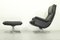 DS231 James Bond High Back Swivel Chair and Ottoman by De Sede, Switzerland, 1960s, Set of 2 17