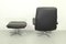 DS231 James Bond High Back Swivel Chair and Ottoman by De Sede, Switzerland, 1960s, Set of 2, Image 8