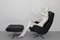 DS231 James Bond High Back Swivel Chair and Ottoman by De Sede, Switzerland, 1960s, Set of 2 6