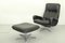 DS231 James Bond High Back Swivel Chair and Ottoman by De Sede, Switzerland, 1960s, Set of 2, Image 1