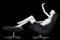 Sedia girevole e poggiapiedi James Bond DS231 di De Sede, Svizzera, anni '60, set di 2, Immagine 3