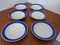 Swedish Stoneware Koka Soup Plates by Hertha Bengtson for Rörstrand, 1960s, Set of 6 1