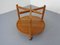 Danish Teak Bar Cart with Removable Tray, 1960s, Image 11