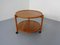 Danish Teak Bar Cart with Removable Tray, 1960s 5