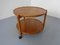 Danish Teak Bar Cart with Removable Tray, 1960s 3