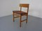 Danish Oak & Leather Model 236 Dining Chair by Børge Mogensen for Fredericia, 1950s, Image 4
