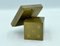 Mid-Century Dice Paperweight in Brass, 1970s 4