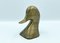 Vintage Duck Head in Brass, 1950s, Image 6