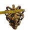 Scultura Teschio con corona in oro su base, Immagine 4