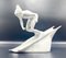 Vintage Slalom Skier Figure in Porcelain from Royal Dux, 1950s 11