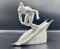 Statuetta da slalom vintage in porcellana di Royal Dux, anni '50, Immagine 1