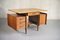 Französischer Schreibtisch aus Eichenholz, 1950 7
