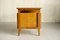 French Oak Desk with Leather-Wrapped Handles, 1950, Image 3