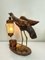 Lampe de Bureau Heron Art Déco avec Cendrier et Service à Cigarettes attribuée à Aldo Tura, 1940s 11