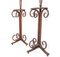Art Nouveau Bentwood & Beech Stands with Mirrors in the style of Thonet or Kohn, 1900s, Set of 2, Image 7