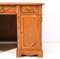 Art Nouveau Oak Pedestal Desk by J.J. Terburg & Zoon Arnhem, 1900s 10