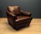 Stately Armchair in Brown Leather by Italsofa, 1970s 6
