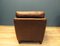 Stately Armchair in Brown Leather by Italsofa, 1970s 3