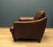 Stately Armchair in Brown Leather by Italsofa, 1970s 4