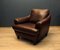 Stately Armchair in Brown Leather by Italsofa, 1970s, Image 8