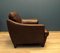 Stately Armchair in Brown Leather by Italsofa, 1970s, Image 5