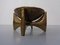 Brutalist Bronze Candleholder by Michael Harjes, 1960s, Image 4