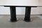 Glass Table with Black Glass Plate, 2010s 4