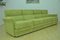 Modulares Sofa aus grünem Cord, 1970er, 4er Set 4