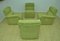Modulares Sofa aus grünem Cord, 1970er, 4er Set 16