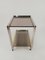 Vintage Italian Bar Cart Made in Chrome and Brass, 1970s 5
