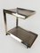 Vintage Italian Bar Cart Made in Chrome and Brass, 1970s 11