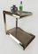Vintage Italian Bar Cart Made in Chrome and Brass, 1970s, Image 13