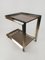 Vintage Italian Bar Cart Made in Chrome and Brass, 1970s 1