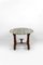 French Art Deco Pedestal Table in Marble and Wrought Iron, 1940 3