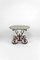 French Art Deco Pedestal Table in Marble and Wrought Iron, 1940, Image 20