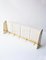 Wall Coat Rack in Brass and Lacquered Metal, 1950s 1