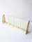 Wall Coat Rack in Brass and Lacquered Metal, 1950s, Image 1