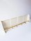 Wall Coat Rack in Brass and Lacquered Metal, 1950s 5