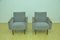 Gray Chenille Armchairs, 1960s, Set of 2, Image 8