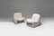 Vintage Alky Chairs in Off-White Fabric by Giancarlo Piretti for Artifort, 1970s, Set of 2, Image 3