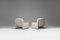 Vintage Alky Chairs in Off-White Fabric by Giancarlo Piretti for Artifort, 1970s, Set of 2 6